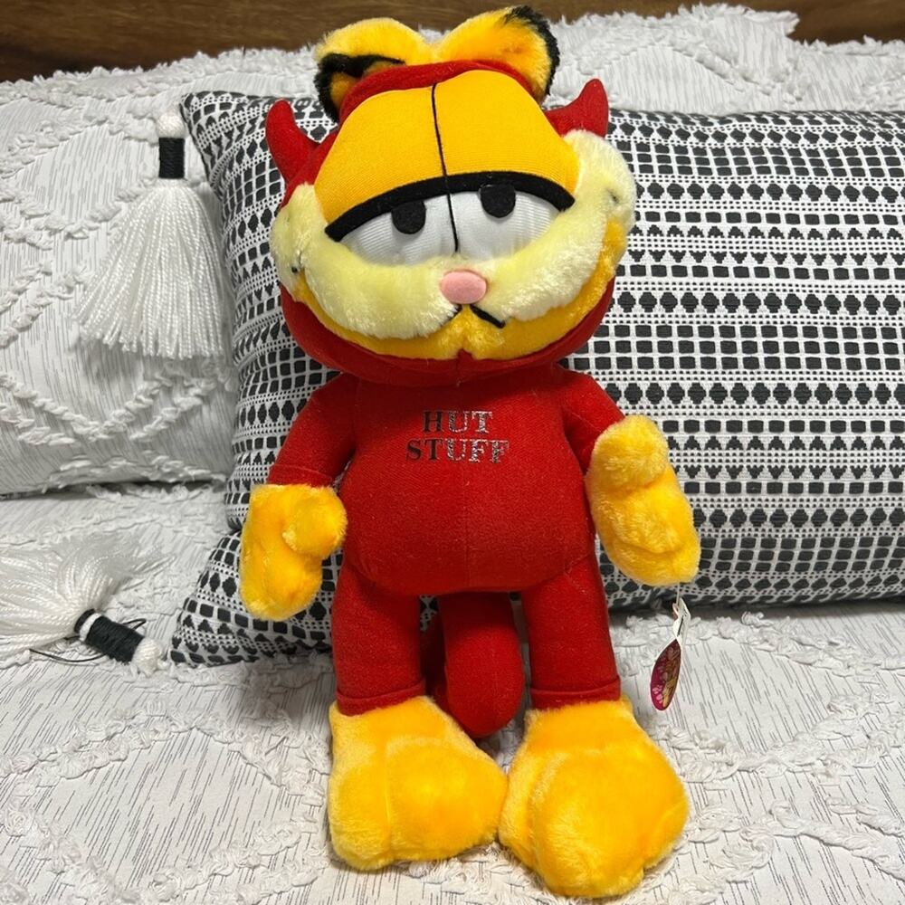 Vintage 1980's Garfield Plush Stuffed Animal Toy